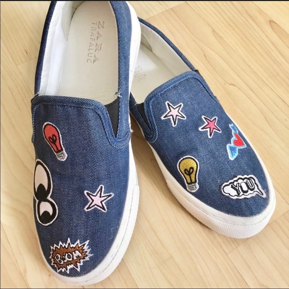 ZaraDenim patch slip on - Picture 5 of 6